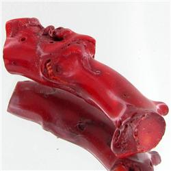 88.95ct Red Coral Freeform (MIN-000641)