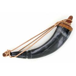 US West Indian Buffalo Polished Powder Horn (CLB-693)