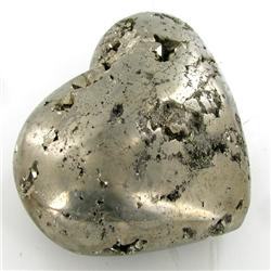 1950ct Handcarved Pyrite Heart (MIN-000130)