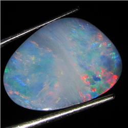 5.1ct Australian Black Opal Doublet Full Fire (GEM-36554)
