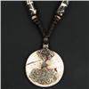 Image 1 : Tibet Shell Agate Bead Nickel Necklace (JEW-3175)