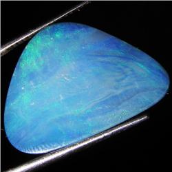 8.27ct Australian Black Opal Doublet Full Fire (GEM-36106)