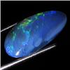 6.3ct Australian Black Opal Doublet Full Fire (GEM-36458)