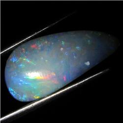 7.78ct Australian Black Opal Doublet Full Fire (GEM-36010)