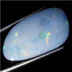 7.75ct Australian Black Opal Doublet Full Fire (GEM-36186)