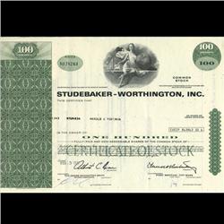 1970s Studebaker Stock Certificate Scarce (COI-3332)