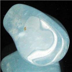 22.4ct Strong Blue Freeform Aquamarine Cabochon (GEM-33708)