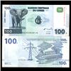 2000 Congo 100 France Note Crisp Unc RARE (COI-3930)