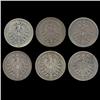 Image 1 : 1875 Germany 1 Mark Better Grade 6 Pcs 2 Mints (COI-8017)