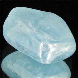 24.05ct Strong Blue Freeform Aquamarine Cabochon (GEM-33725)