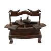 Image 2 : Handcarved Teak Spice Tobacco Container (CLB-264)