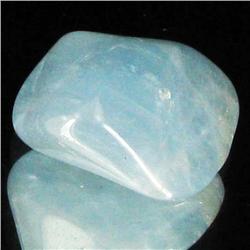 14.2ct Strong Blue Freeform Aquamarine Cabochon (GEM-33738)