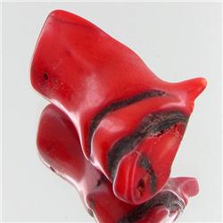 92.15ct Red Coral Freeform (MIN-000649)