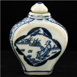 Antique Chinese Porcelain Snuff Bottle (ANT-1612)