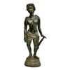 Antique Late 1800s Bronze Athena Statye (ANT-618)