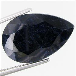 6.19ct Blue African Sapphire Pear Cut (GEM-36897)