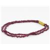 46.4twc Amethyst Bead Necklace 16" (JEW-1817)