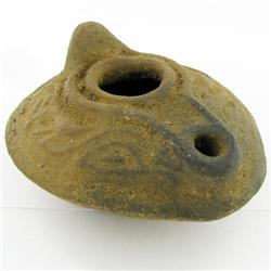 Rare Ancient Holy Land Oil Lamp 2000 Y/O  (ANT-759)