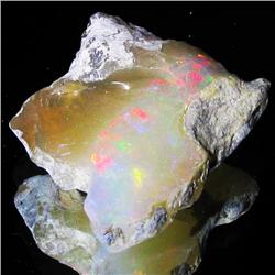 25.75ct Etheopian Crystal Opal Rough  (GEM-32741)