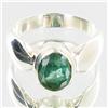 29.47twc Colombian Emerald Sterling Ring (JEW-2741)
