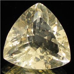 13.00ct Clear Champagne Oregon Sunstone Trillion (GEM-31076)