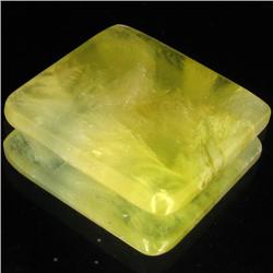 52.85ct Lemon Prehnite Cabochon (GEM-35699)