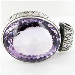 370twc Purple Pink Amethyst Sterling Pendant (JEW-3336)