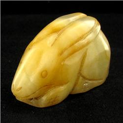 Antique Chinese Hongsan Jade Netsuke (ANT-1655)
