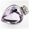345twc Purple Pink Amethyst Sterling Pendant (JEW-3343)