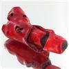 136.6ct Red Coral Freeform (MIN-000712)