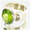 Image 2 : 65.96twc Peridot Sterling Ring (JEW-2831)