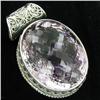 205twc Purple Pink Amethyst Sterling Pendant (JEW-3331)