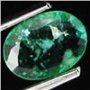 Image 1 : .97ct Oval Deep Green Colombian Emerald Colombia (GEM-8923A)