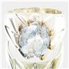 63.74twc Aquamarine Sterling Ring (JEW-2800)