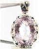 170twc Purple Pink Amethyst Sterling Pendant (JEW-3321)
