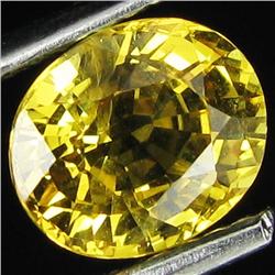 1.60ct  Natural Yellow Sapphire Bangkaja (GEM-25839)