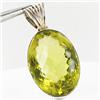140twc Lemon Citrine Sterling Pendant (JEW-3354)