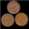 1866 Indian Cent Lot of 3 Better Circulated (COI-7468)