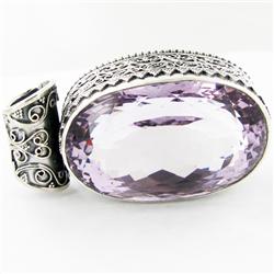 310twc Purple Pink Amethyst Sterling Pendant (JEW-3345)