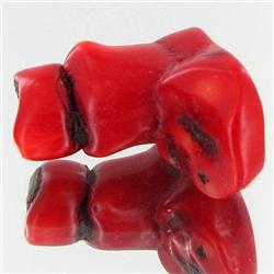 94.9ct Red Coral Freeform (MIN-000702)