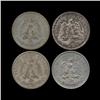 1920-44 Mexico 50c 4pcs AU (COI-8643)