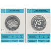 Image 1 : 2 SILVER PROOF ROUNDS COMMEMORATIVE CLAD