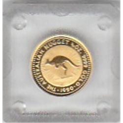 GOLD AUSTRALIA $5 .999 FINE GOLD 200K MINTED