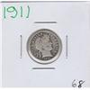 Image 1 : 1911 SILVER BARBER DIME
