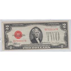 $2 1928 F RED SEAL