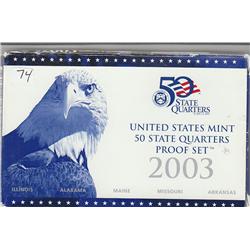 2003 PROOF QUARTER SET