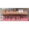 Image 1 : 2 ROLLS STEEL WHEAT CENTS 1943