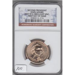FIRST DAY ISSUE 2007 NGC BU