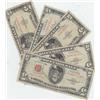 Image 1 : LOT OF 5 $5 RED SEALS 1963