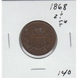 1868 2 CENT PIECE NICE DETAILS